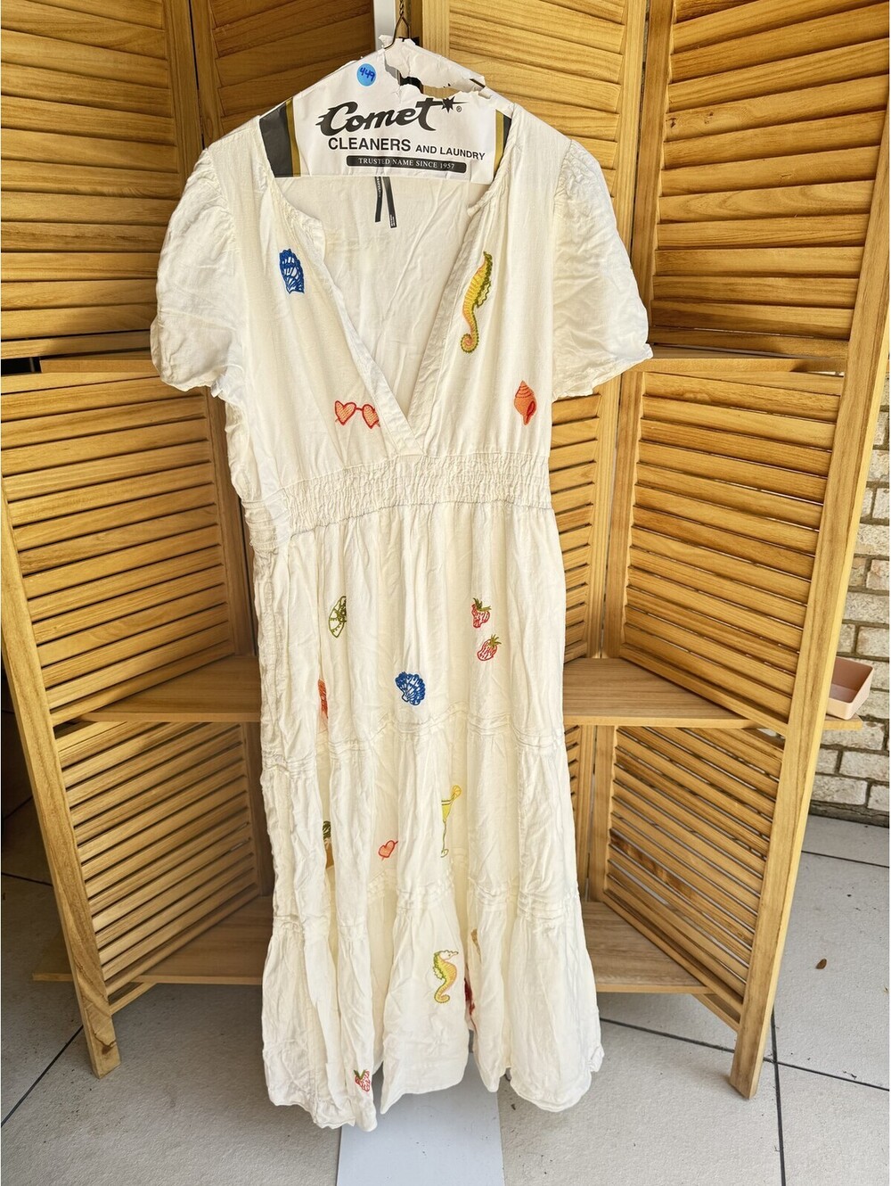 Anthropologie Dress White Size M - Picture 2 of 5